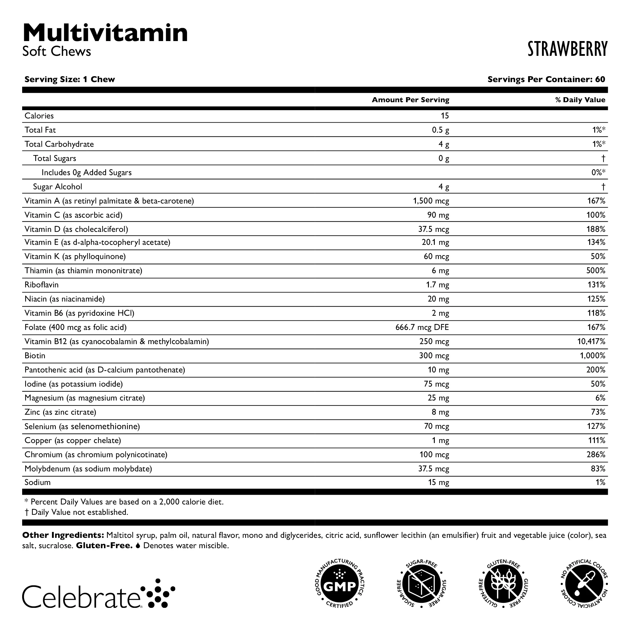 Bariatrisches Multivitamin ohne Eisen, Kaubonbons / Soft Chews - Image 7