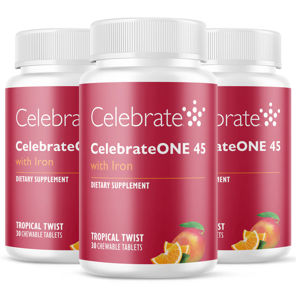 CelebrateONE 45 Einmal täglich bariatrisches Multivitamin mit Eisen, Kautabletten - Image 4