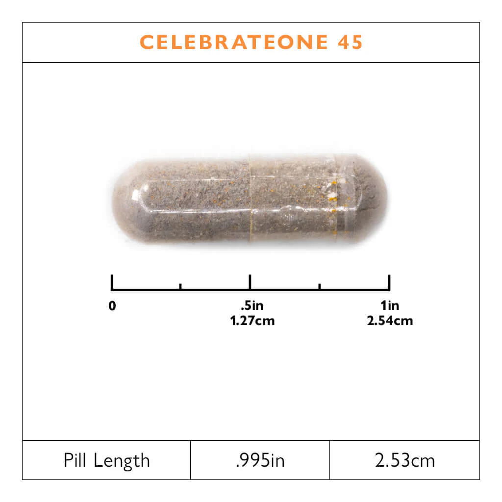 CelebrateONE 45 einmal täglich bariatrisches Multivitamin mit Eisen, Kapseln - Image 3