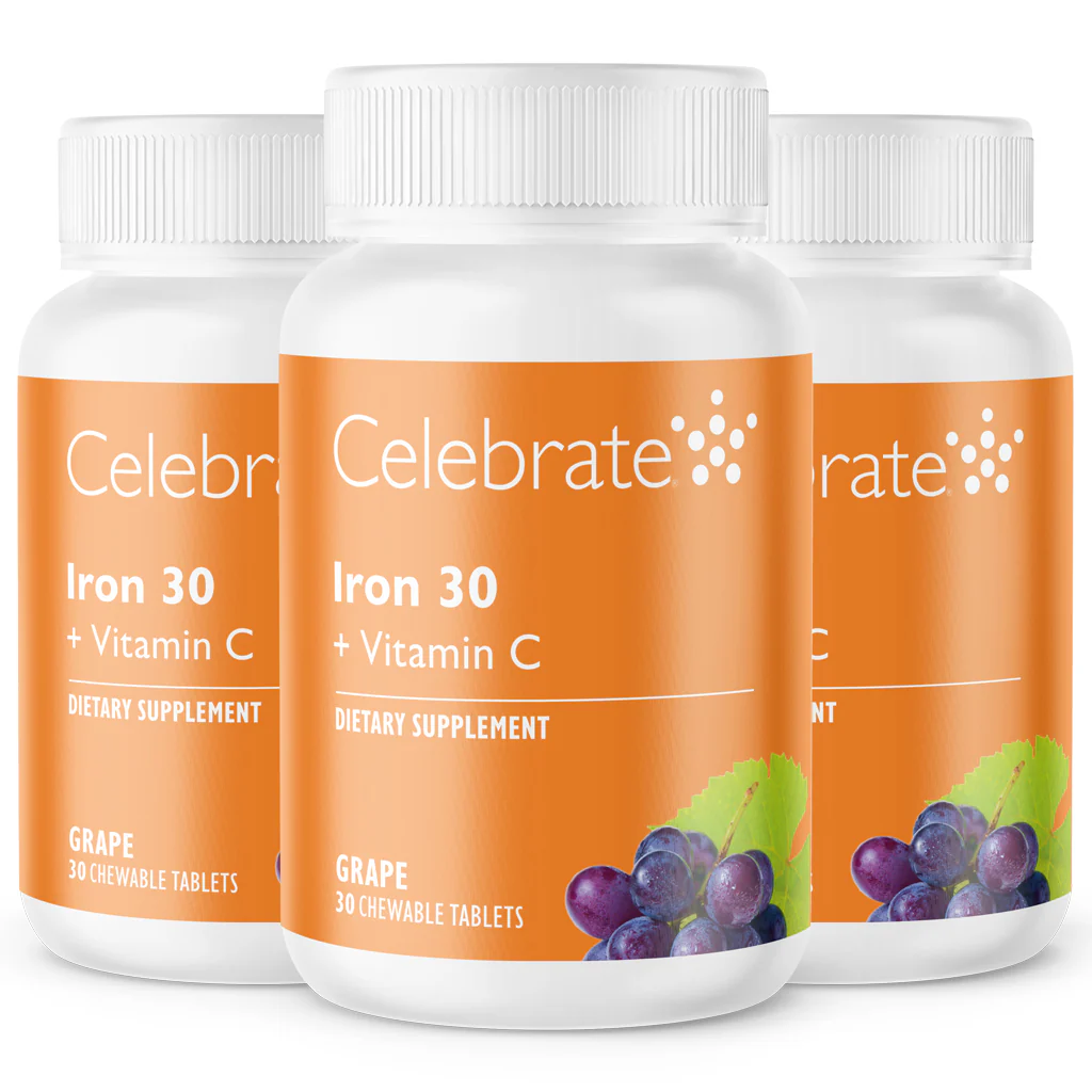 Eisen 30 mg + Vitamin C, Kautabletten, Grape - Image 4