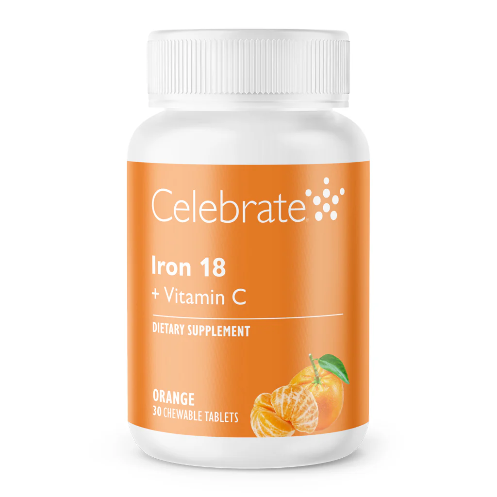 Eisen 18 mg + Vitamin C, Kautabletten, Orange
