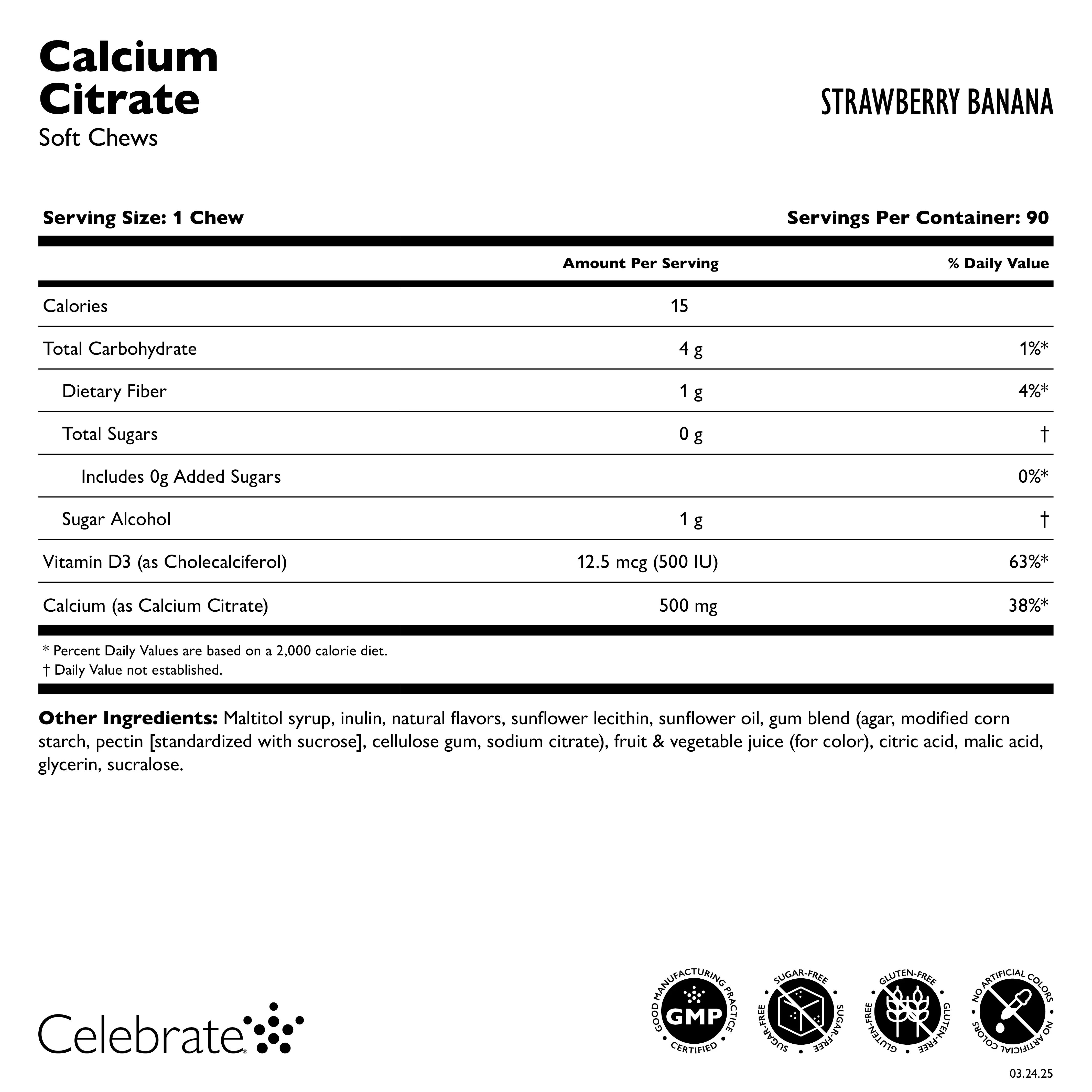 Kalziumzitrat, Kaubonbons / Soft Chews - Image 27