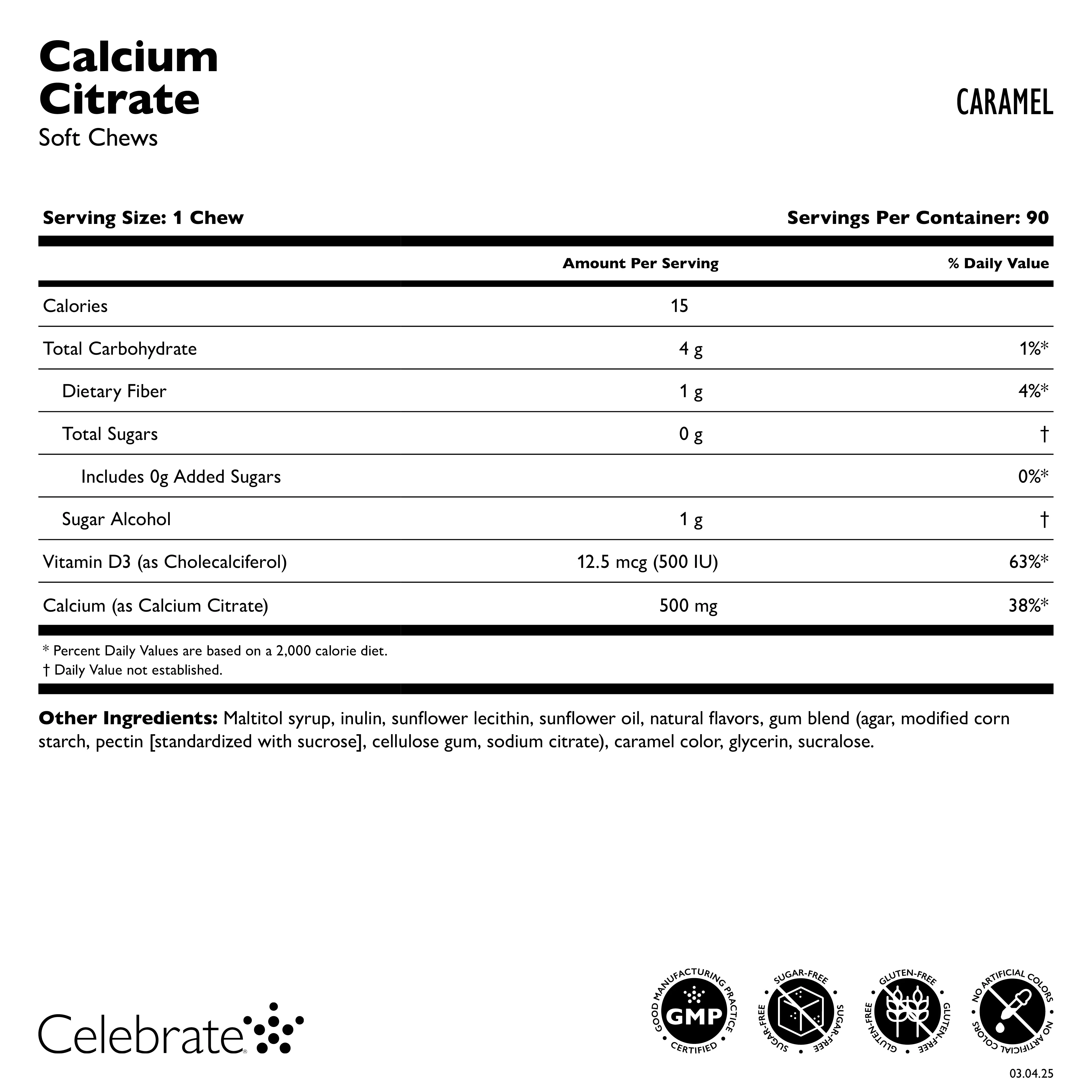 Kalziumzitrat, Kaubonbons / Soft Chews - Image 31
