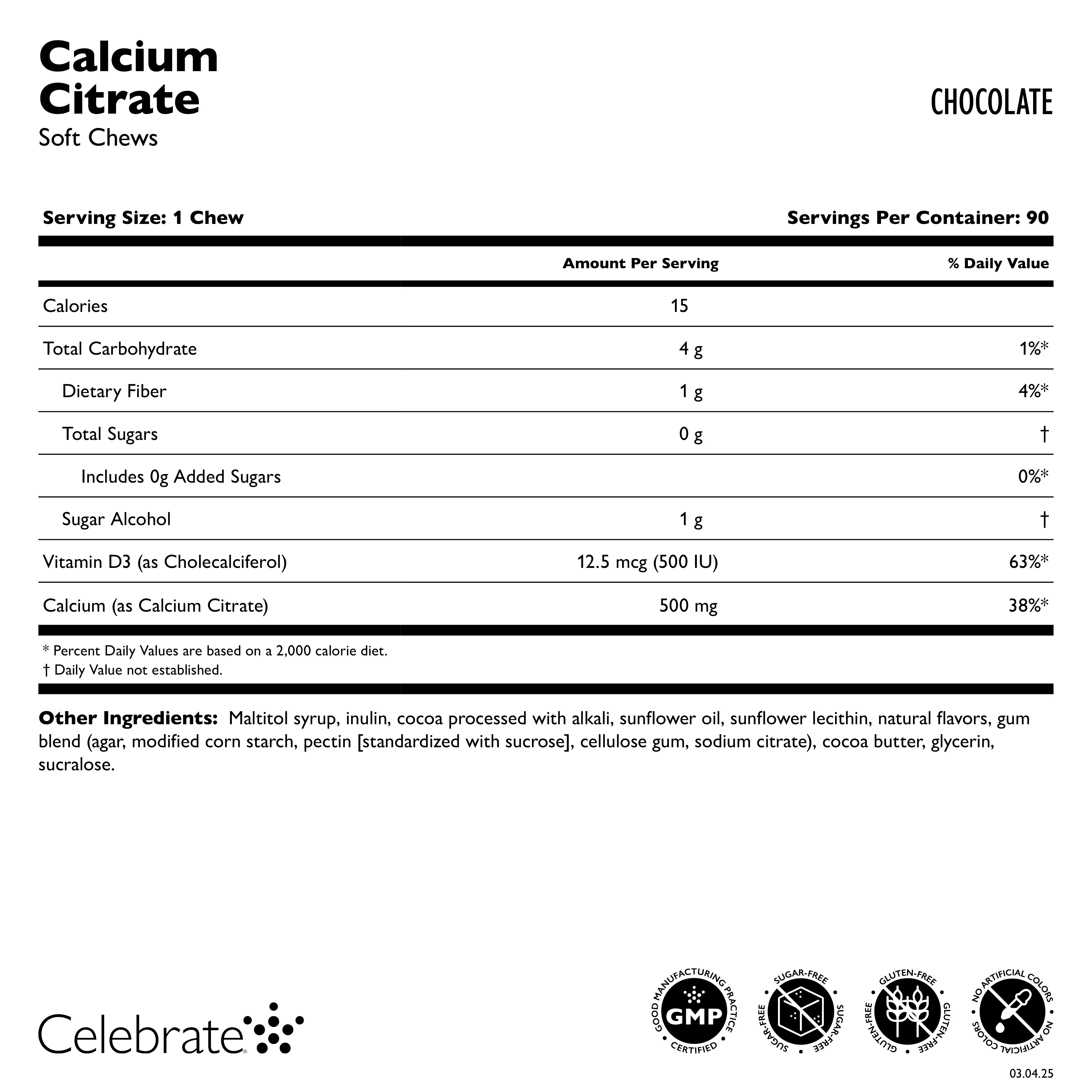 Kalziumzitrat, Kaubonbons / Soft Chews - Image 35