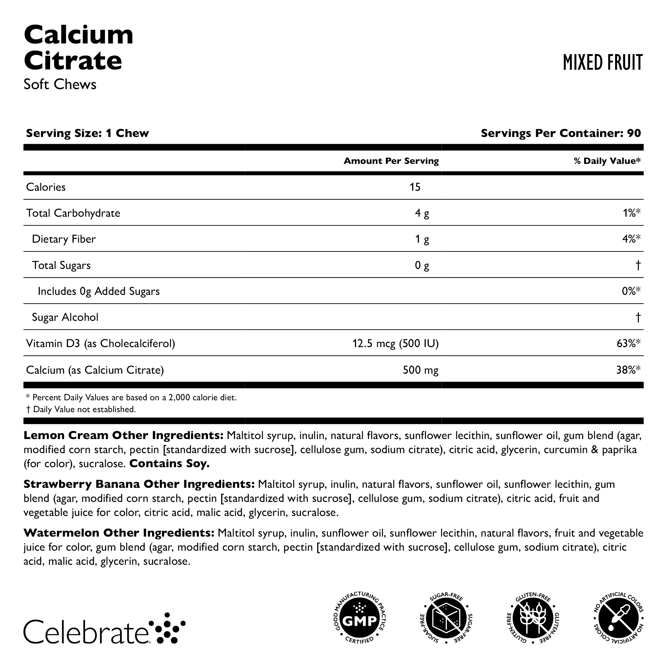 Kalziumzitrat, Kaubonbons / Soft Chews - Image 39