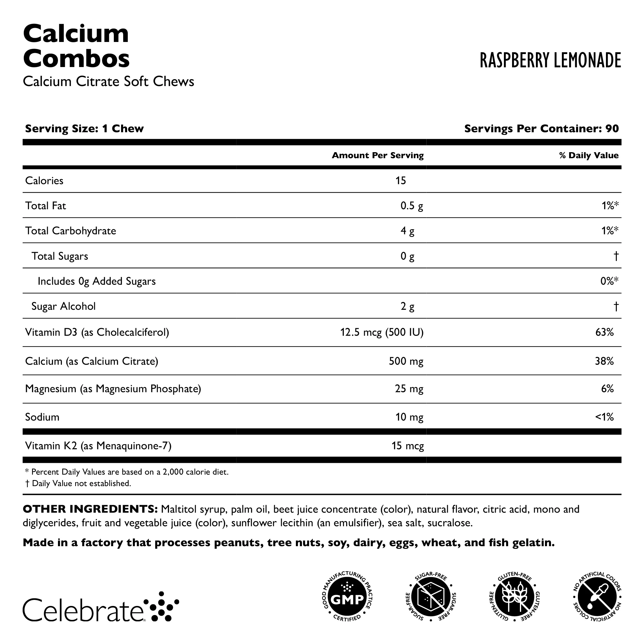 Kalziumzitrat Combos, Kaubonbons / Soft Chews - Image 2