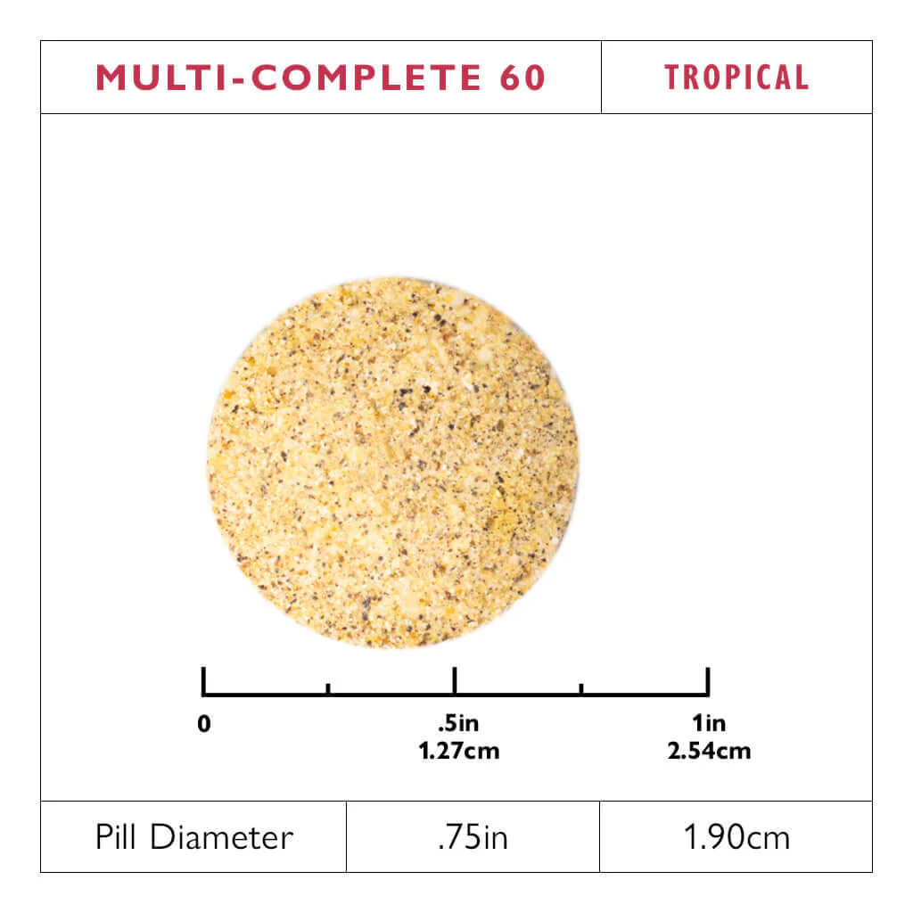 Multi-Complete 60 Bariatrisches Multivitamin mit Eisen, Kautabletten, Tropical - Image 3