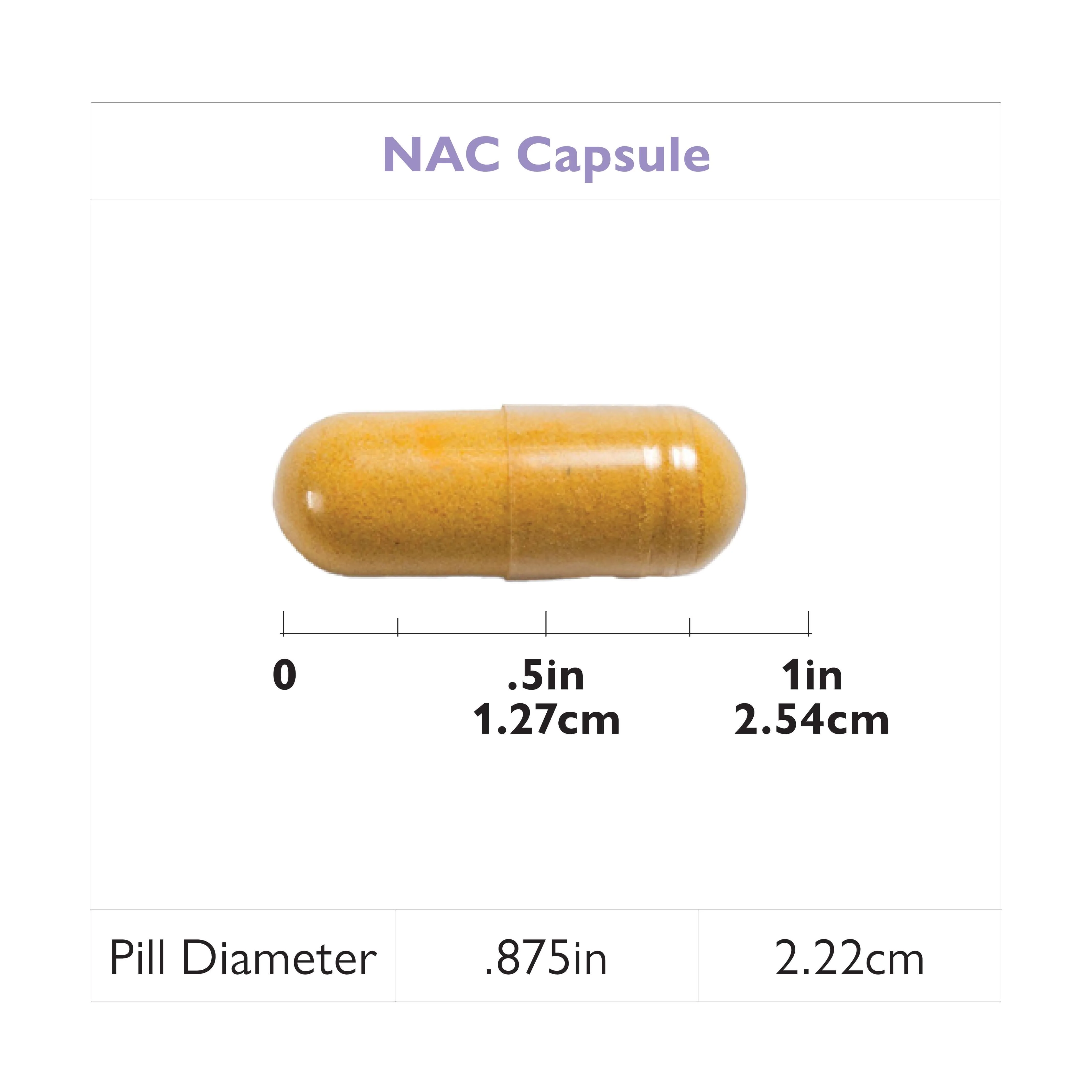 NAC (N-Acetyl Cysteine), 600mg, Kapseln - Image 3