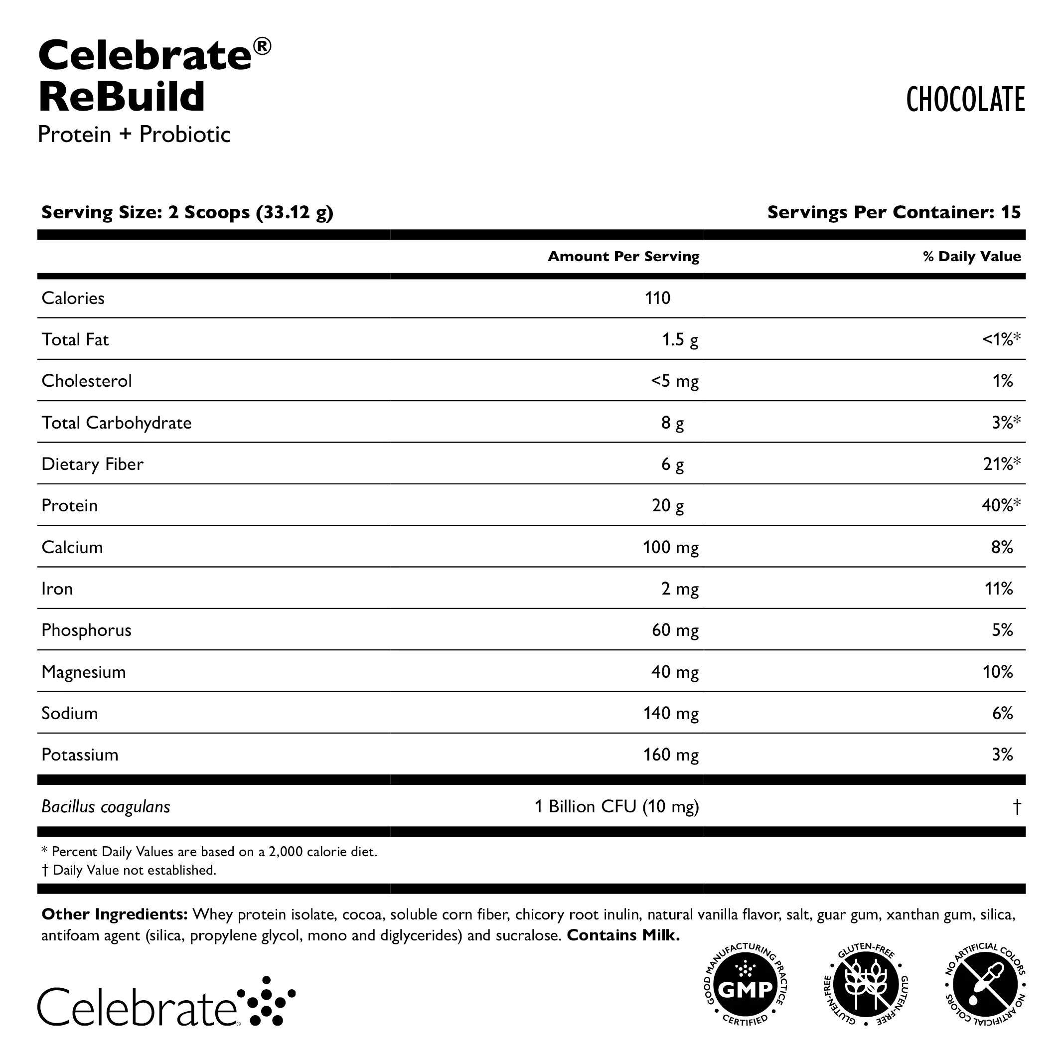 Celebrate® ReBuild Protein + Probiotikum, Pulver - Image 14
