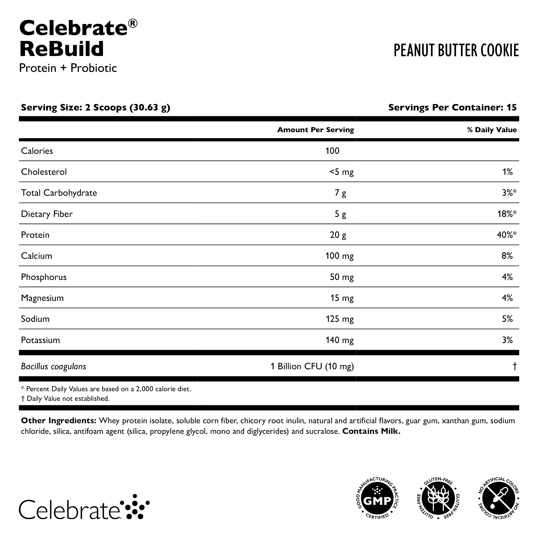Celebrate® ReBuild Protein + Probiotikum, Pulver - Image 17
