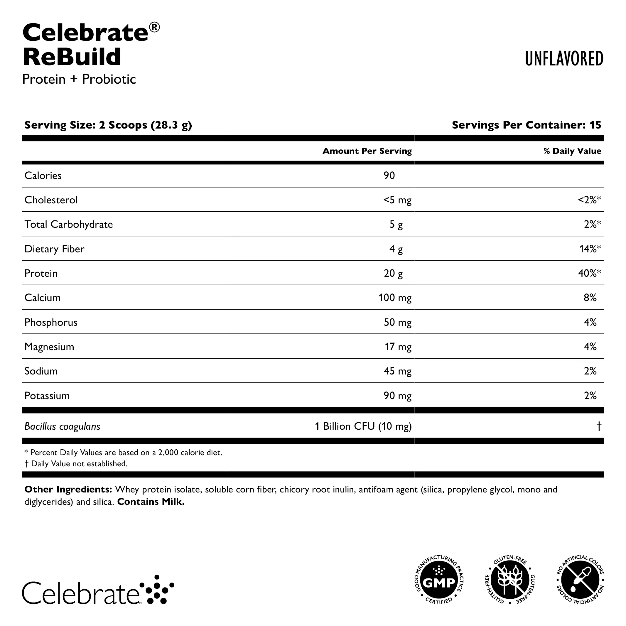 Celebrate® ReBuild Protein + Probiotikum, Pulver - Image 5
