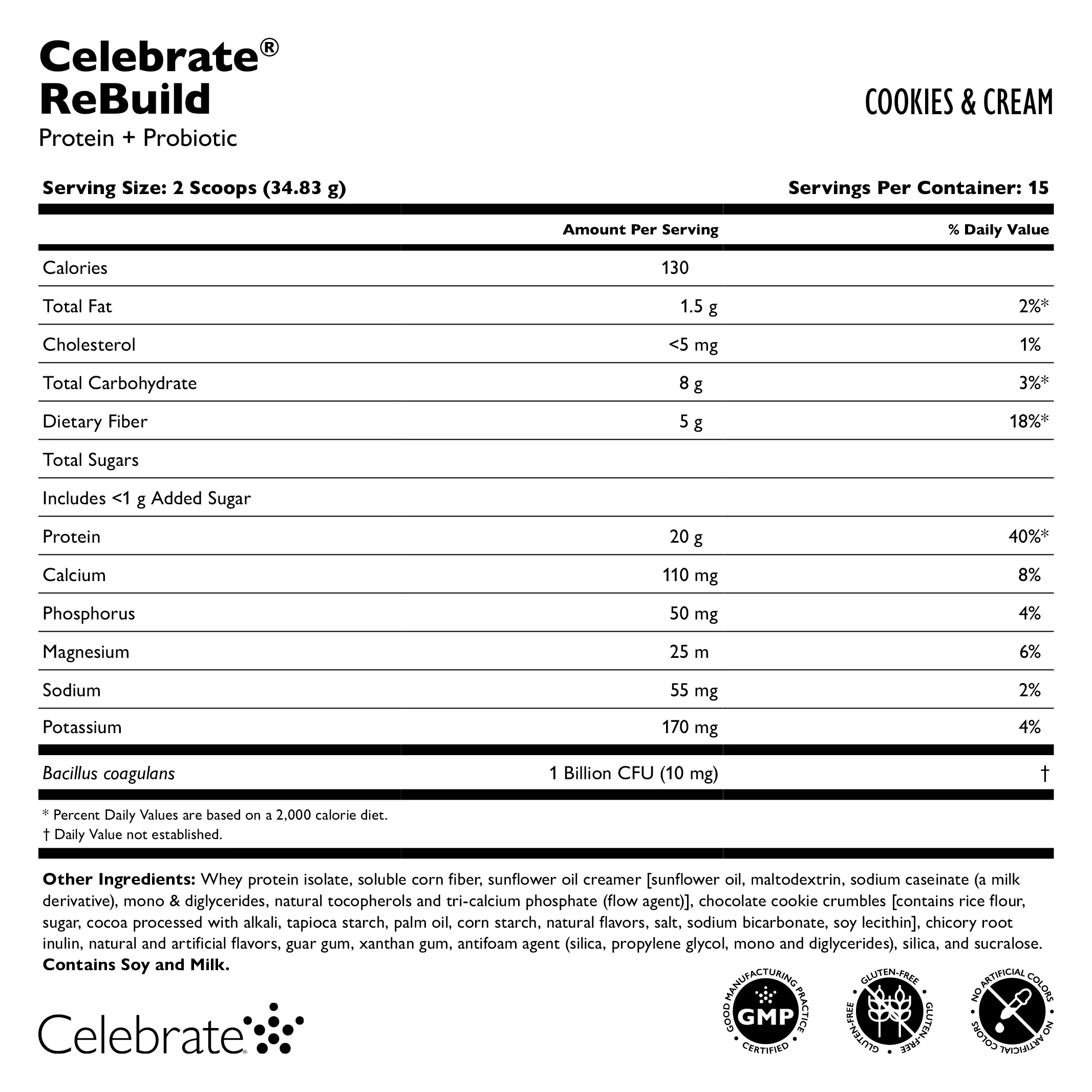 Celebrate® ReBuild Protein + Probiotikum, Pulver - Image 8