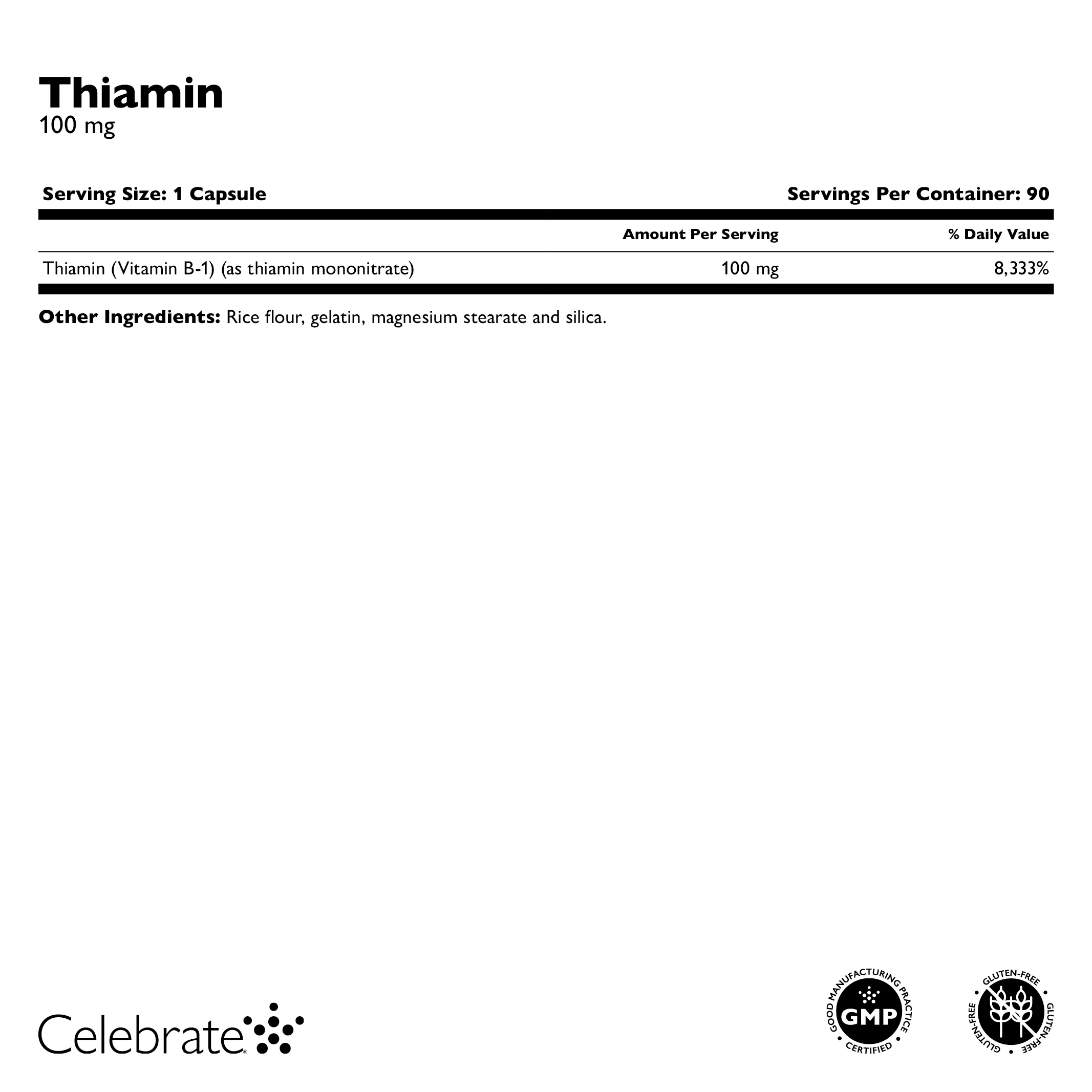 Thiamin Vitamin B1, 100 mg, Kapseln - Image 2
