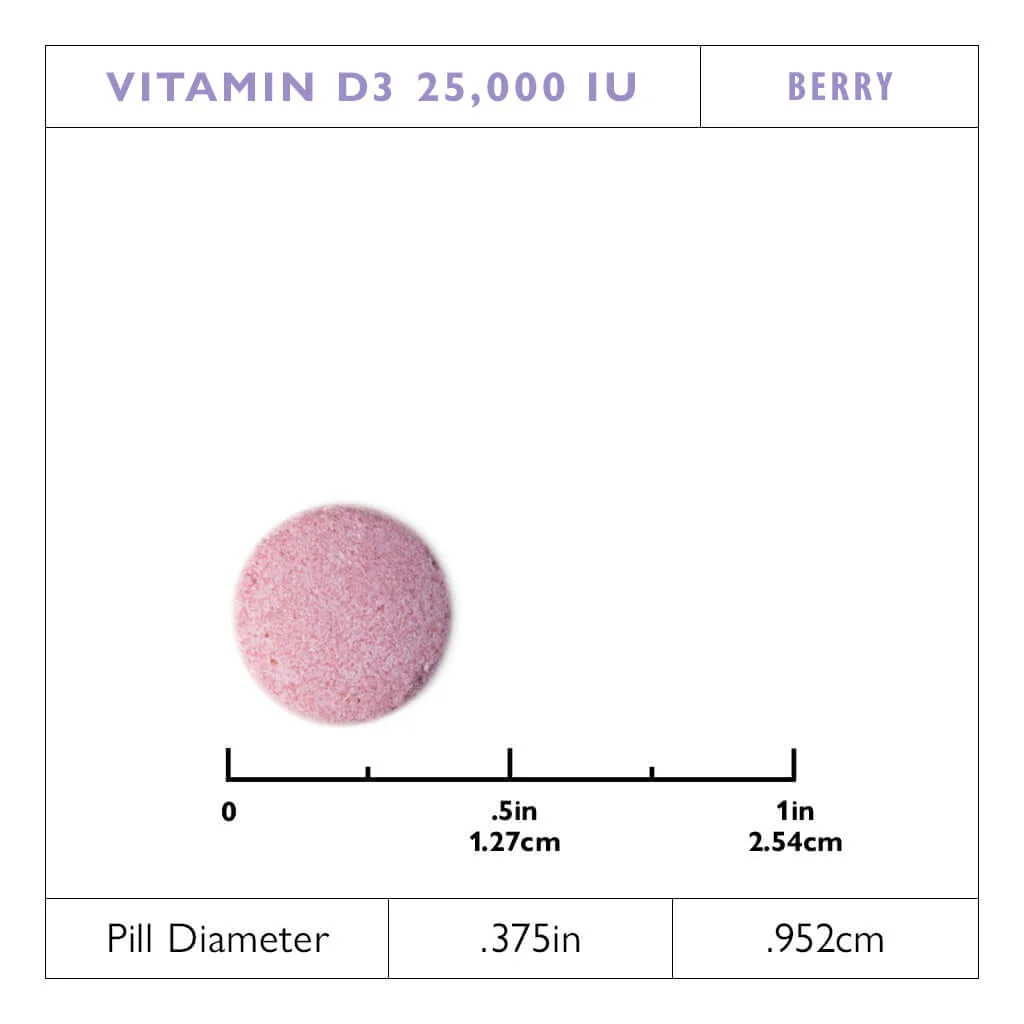 Vitamin D3 625mcg (25.000 IE), Schmelztabletten, Berry - Image 3